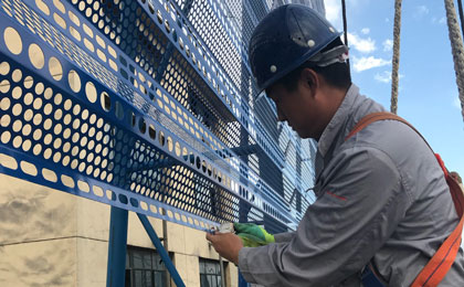 防風(fēng)網(wǎng)施工